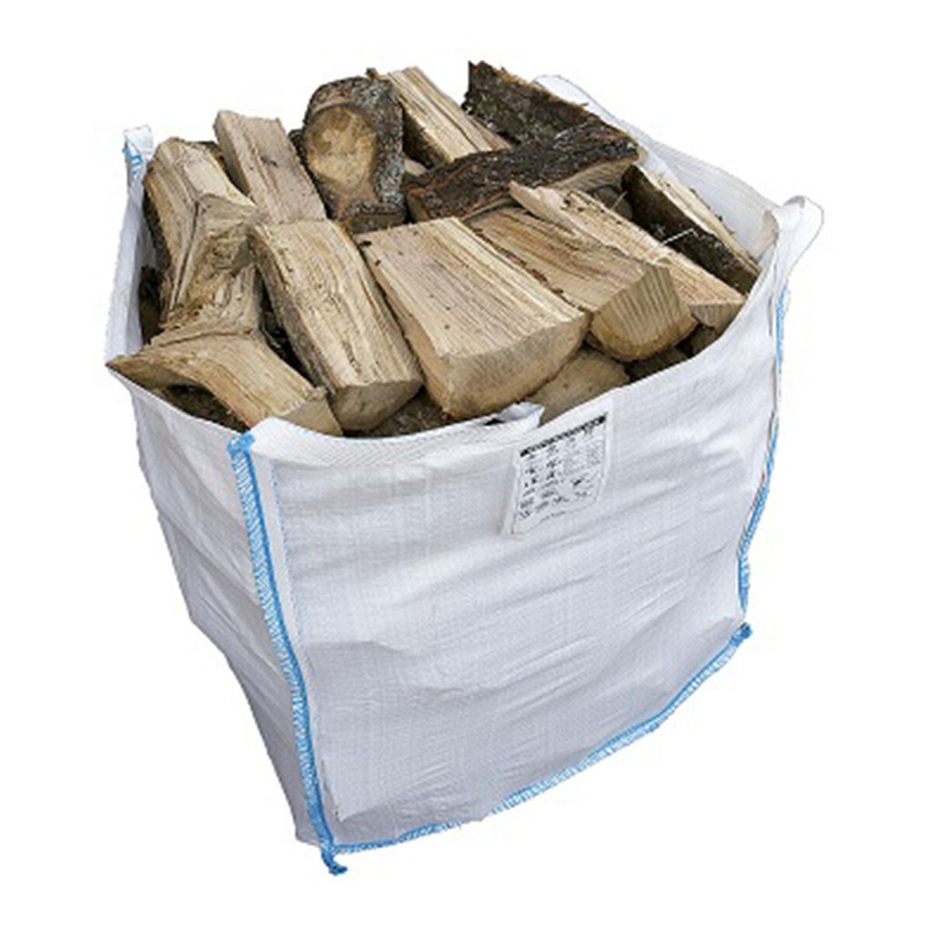 Saca bigbag,  leña vertida de almendro 